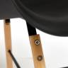 Кресло CINDY (EAMES) (mod. 919) дерево бук/металл/сиденье пластик, 60*62*79см, черный/black with natural legs (Комплект из 4 шт.) черный/black with natural legs дерево бук/металл/сиденье пластик Кресло CINDY (EAMES) (mod. 919) дерево бук/металл/сиденье пластик, 60*62*79см, черный/black with natural legs (Комплект из 4 шт.) черный/black with natural legs дерево бук/металл/сиденье пластик