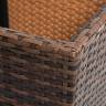 "Капучино" кашпо для цветов плетеное из искусственного ротанга, цвет коричневый "Капучино" кашпо для цветов плетеное из искусственного ротанга, цвет коричневый