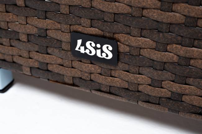 "Капучино" кашпо для цветов плетеное из искусственного ротанга, цвет коричневый "Капучино" кашпо для цветов плетеное из искусственного ротанга, цвет коричневый