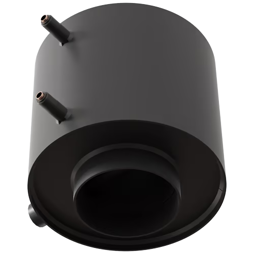 Теплообменник водный для дымохода, со змеевиком, д. 150 (V1)