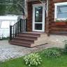Подступенок универсальный для ступеней DECKRON, DARVOLEX, ECODECK, 147*13*4000 мм, коричневый