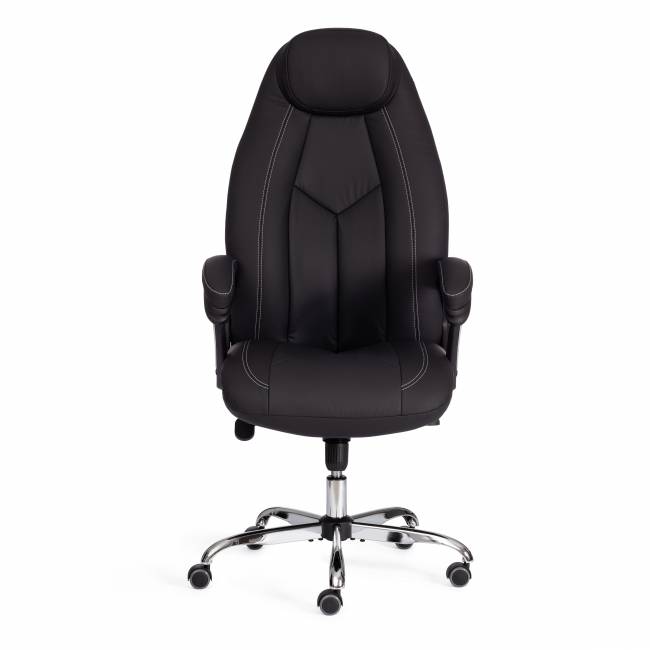 Кресло BOSS Lux кож/зам, черный, 36-6 черный кож/зам