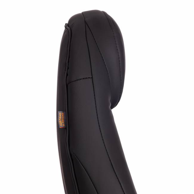 Кресло BOSS Lux кож/зам, черный, 36-6 черный кож/зам