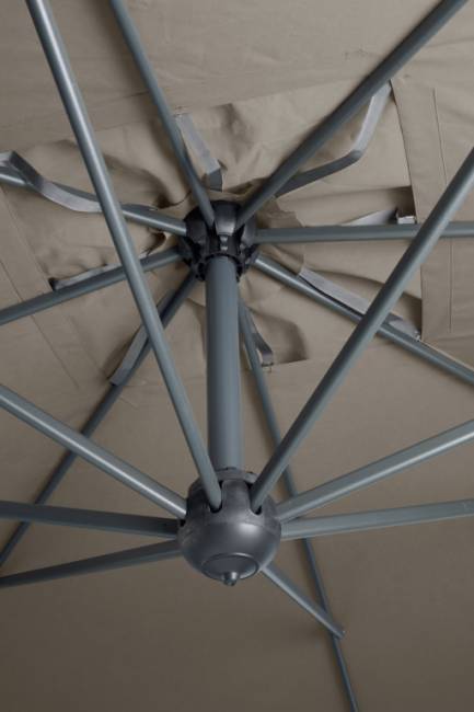 Зонт профессиональный 3х3 м Galileo Dark антрацит, серо-коричневый 3000х3000 мм Зонт профессиональный 3х3 м Galileo Dark антрацит, серо-коричневый 3000х3000 мм