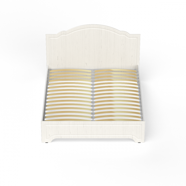 Кровать Ливерпуль 1600 с основанием цвет ясень ваниль/белый Кровать Ливерпуль 1600 с основанием цвет ясень ваниль/белый