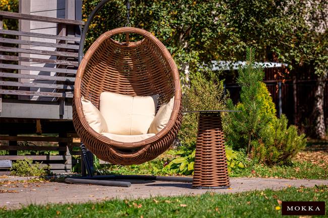 MOKKA MAJORCA подвесное кресло, цвет капучино
