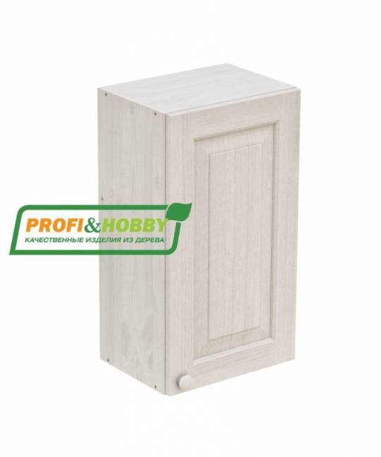 Шкаф навесной 450 х 300 х 720 филенка, сосна, бесцветный лак Шкаф навесной 450 х 300 х 720 филенка, сосна, бесцветный лак