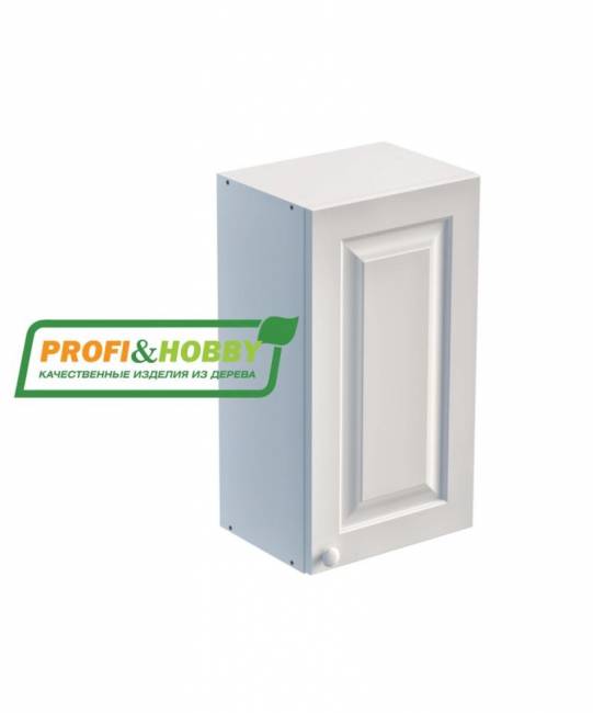 Шкаф навесной 450 х 300 х 720 филенка, сосна, бесцветный лак Шкаф навесной 450 х 300 х 720 филенка, сосна, бесцветный лак