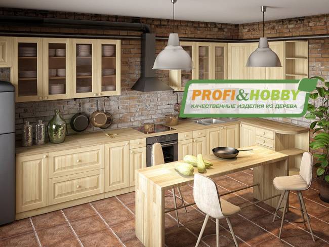 Шкаф навесной 450 х 300 х 720 филенка, сосна, бесцветный лак Шкаф навесной 450 х 300 х 720 филенка, сосна, бесцветный лак