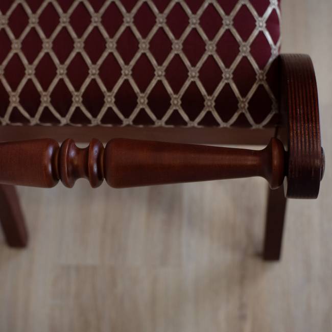 Банкетка Тифани махагон