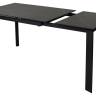 Стол CORNER 120 MATT BLACK MARBLE SOLID CERAMIC / BLACK, ®DISAUR