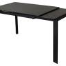 Стол CORNER 120 MATT BLACK MARBLE SOLID CERAMIC / BLACK, ®DISAUR