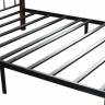 Кровать AT-803 дерево гевея/металл, 160*200 см (Queen bed), красный дуб/черный красный дуб/черный дерево гевея/металл