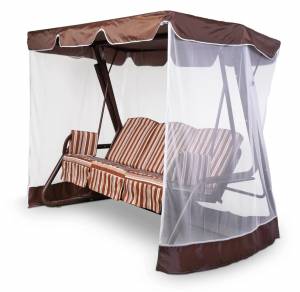 Тент-крыша + москитная сетка 76-е Люкс 244х142х170, шоколад