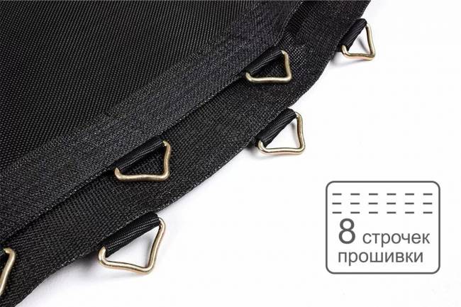 Батут "Atlas Sport 435 см (14ft)", с внутренней сеткой и лестницей GREEN