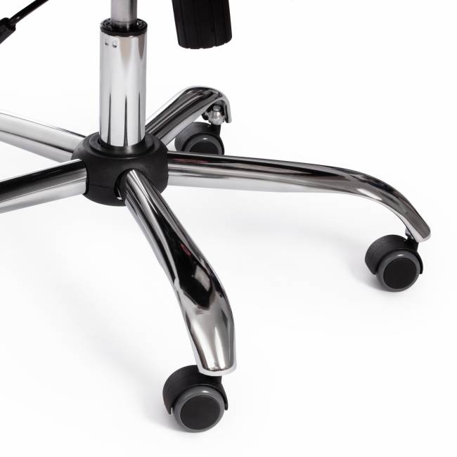 Кресло BERGAMO хром (22) ткань, темно-серый, F68 темно-серый ткань