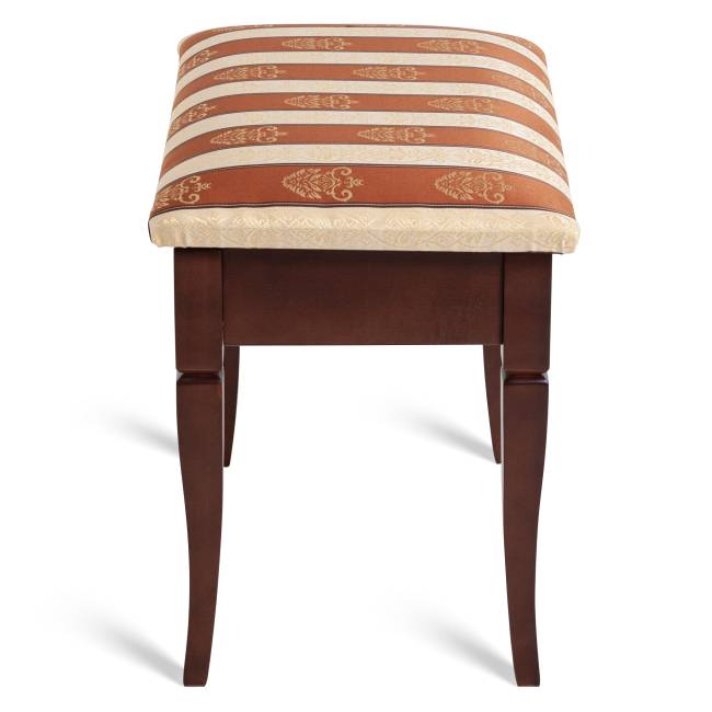 Банкетка Ретро М с ящиком средне-коричневый, ткань полоса коричн. Банкетка Ретро М с ящиком средне-коричневый, ткань полоса коричн.