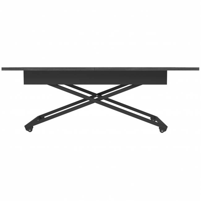 Стол универсальный трансформируемый АНДРЭ Loft ЛДСП интра/чёрный