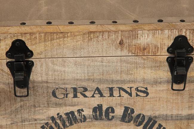 Пуф - сундук Secret De Maison PERRET (mod. M-540 ) дерево манго/ткань хлопок, 45*45*50, натуральный, ткань: винтаж натуральный дерево манго/ткань хлопок Пуф - сундук Secret De Maison PERRET (mod. M-540 ) дерево манго/ткань хлопок, 45*45*50, натуральный, ткань: винтаж натуральный дерево манго/ткань хлопок