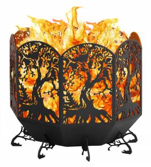 Очаг восьмиугольный "Деревья"