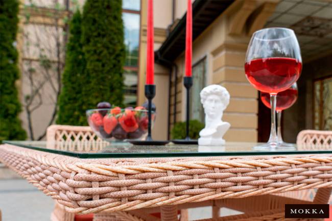 MOKKA VILLA ROSA стол обеденный прямоугольный MOKKA VILLA ROSA стол обеденный прямоугольный