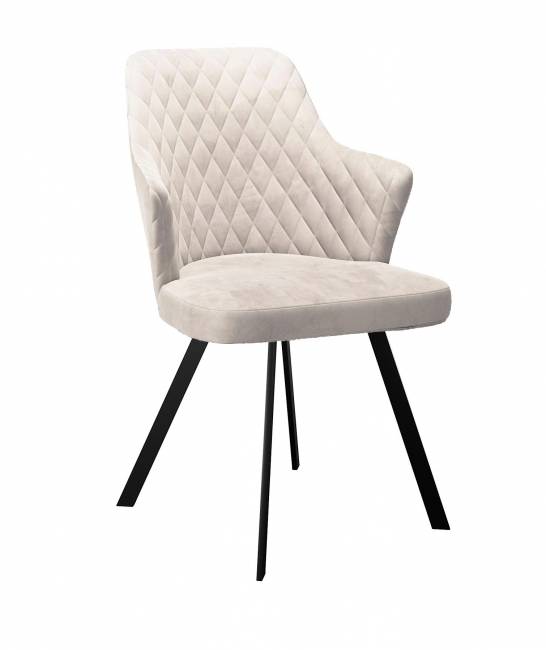 Стул DikLine 345 C103 крем, ножки черные