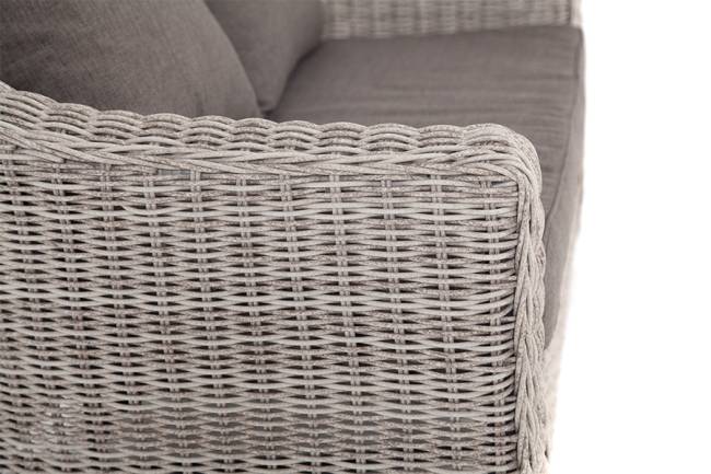 "Кон Панна" диван из искусственного ротанга двухместный, цвет бежевый