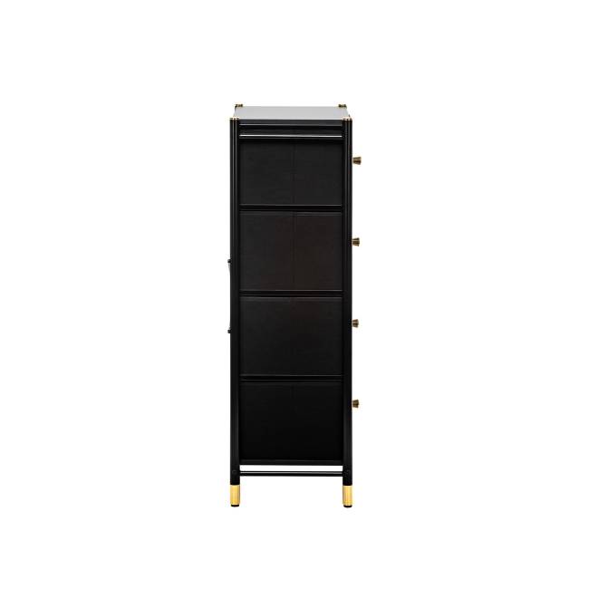 Комод Leset Хайди 8 ящиков Чёрный Чёрный