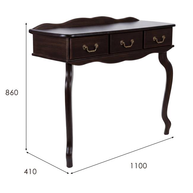 Консоль Берже 6 темно-коричневый