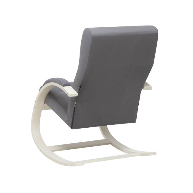 Кресло-качалка Leset Милано Слоновая кость V32 серый Кресло-качалка Leset Милано Слоновая кость V32 серый