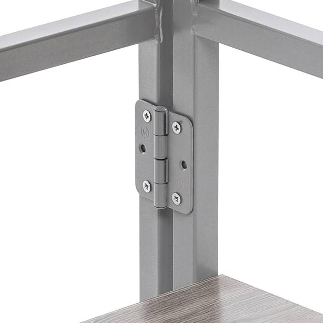 Стеллаж раскладной Leset Пако 800 трапеция Серый Стеллаж раскладной Leset Пако 800 трапеция Серый