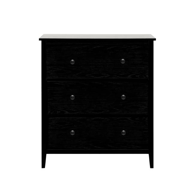 Комод Leset Токе 3 ящ. Чёрный Комод Leset Токе 3 ящ. Чёрный