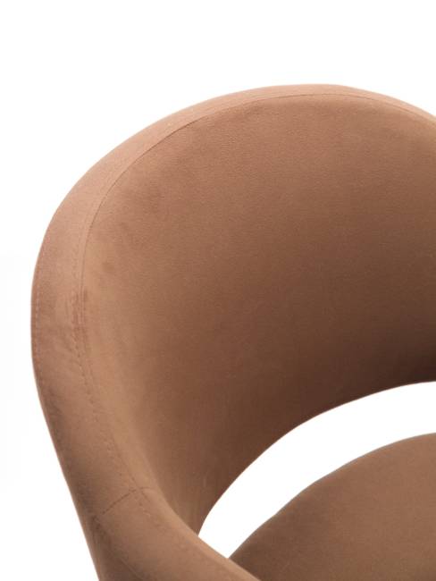 Стол Монте К 100 орех с креслами Пичч велюр коричневый