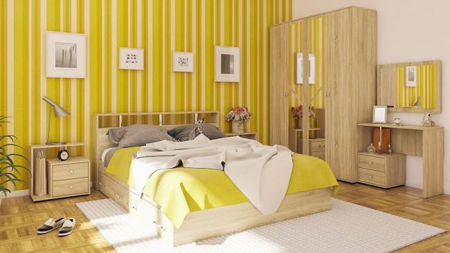 Зеркало Камелия цвет дуб сонома