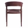 Кресло TINTO (mod. PC59) / 1 шт. в упаковке пластик,  60 х 63 х 83 см, Brown (коричневый) 14 Brown (коричневый) 14 пластик