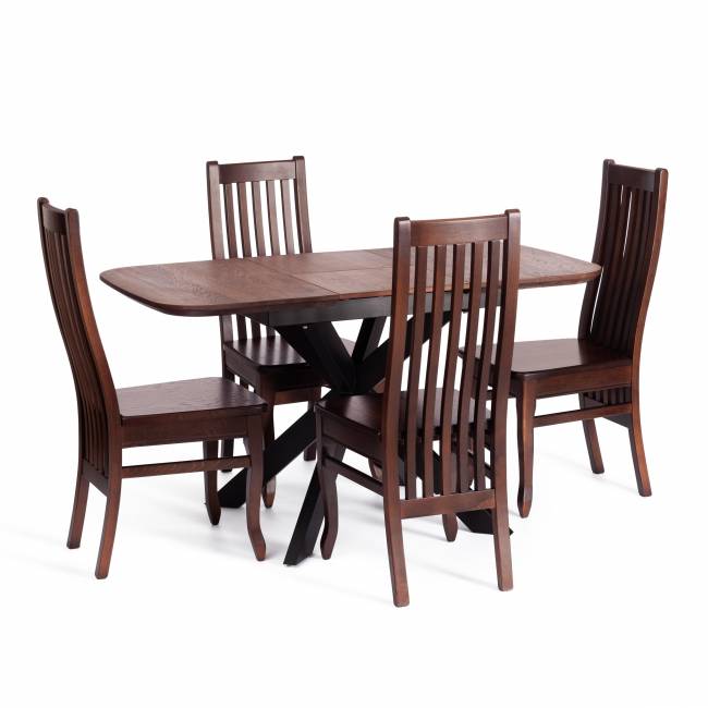 Стул Дольче/Dolce жёсткое сиденье бук, МДФ, 40х46х100см, коричневый коричневый бук, мдф