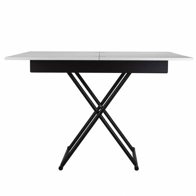 Стол-трансформер Лерон белый/черный Стол-трансформер Лерон белый/черный