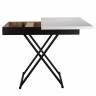 Стол-трансформер Лерон белый/черный Стол-трансформер Лерон белый/черный