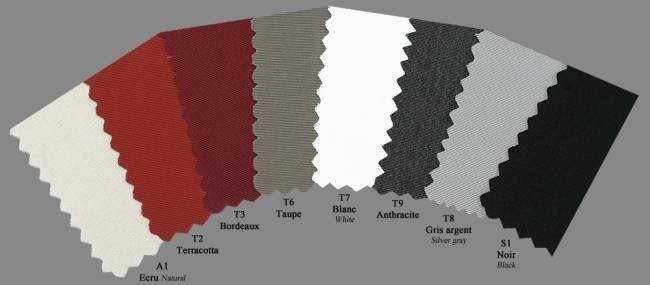 Зонт профессиональный 4х4 м Leonardo Braccio антрацит, слоновая кость 4000х4000 мм