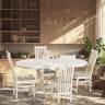 Стул DOLCE мягкое сидение бук, 40х46х100см, ivory white, велюр Tenerife Ultimate grey белый