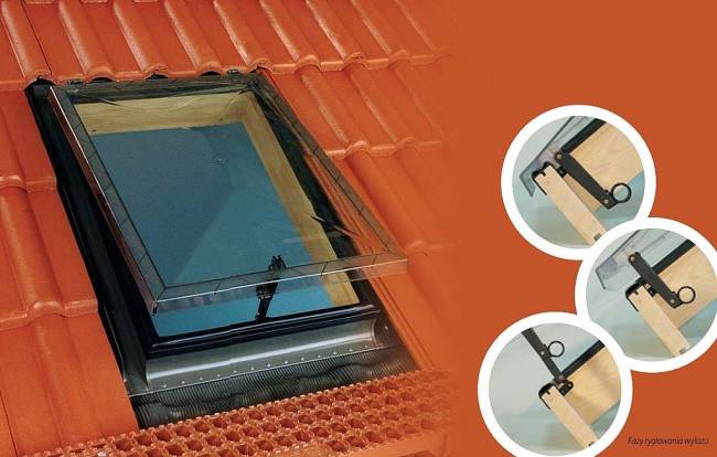 Мансардное окно FAKRO WGI, дерево Мансардное окно FAKRO WGI, дерево