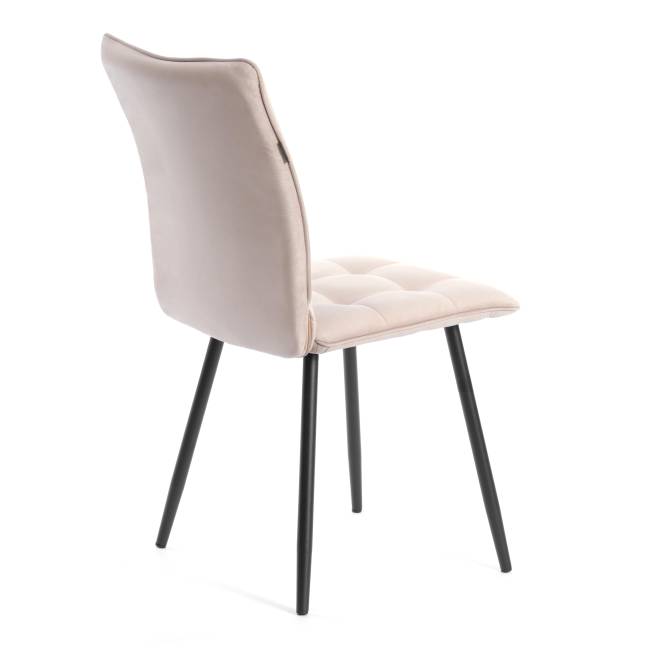 Комплект кресло + стул Bari LT, флок , бежевый/черный, 7, 41х55х89 см бежевый/черный флок Комплект кресло + стул Bari LT, флок , бежевый/черный, 7, 41х55х89 см бежевый/черный флок