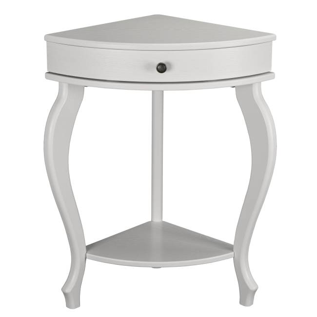 Консоль угловая Элегант молочный дуб Л