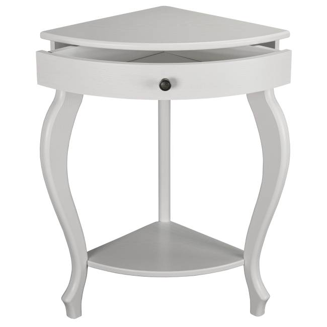 Консоль угловая Элегант молочный дуб Л