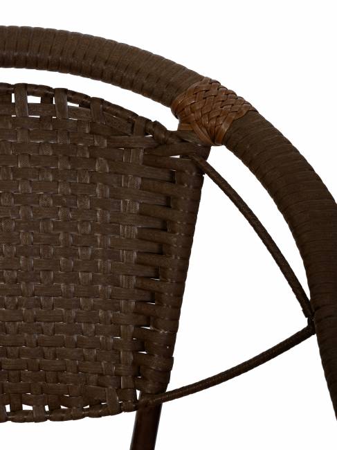 Кресло Bali (Бали) из искусственного ротанга, орех Кресло Bali (Бали) из искусственного ротанга, орех