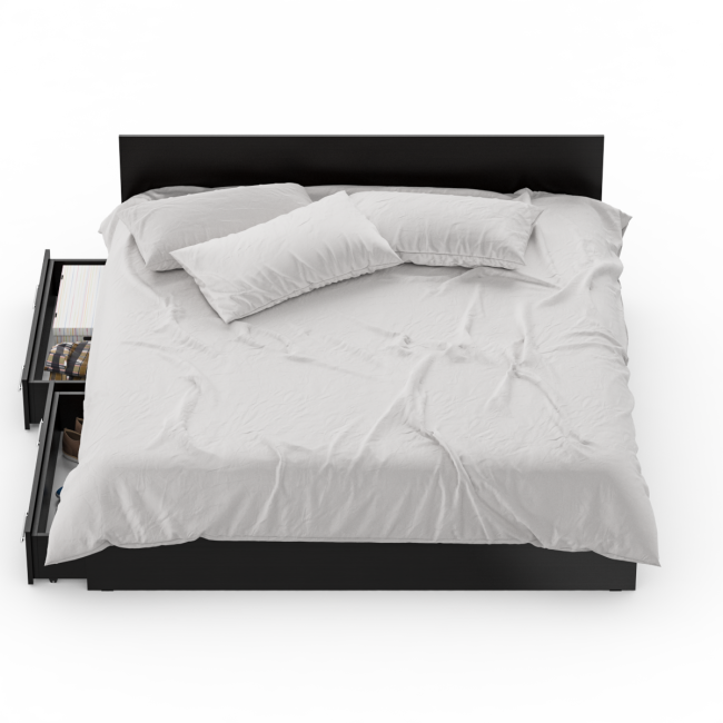 Кровать с ящиками Стандарт 1800 цвет венге Кровать с ящиками Стандарт 1800 цвет венге