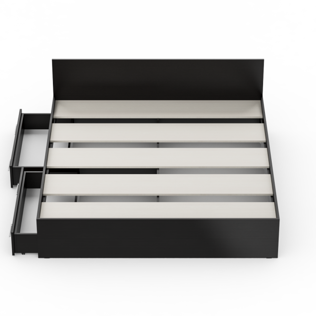 Кровать с ящиками Стандарт 1800 цвет венге Кровать с ящиками Стандарт 1800 цвет венге