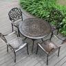 Мебель из металла Palermo 4 с круглым столом