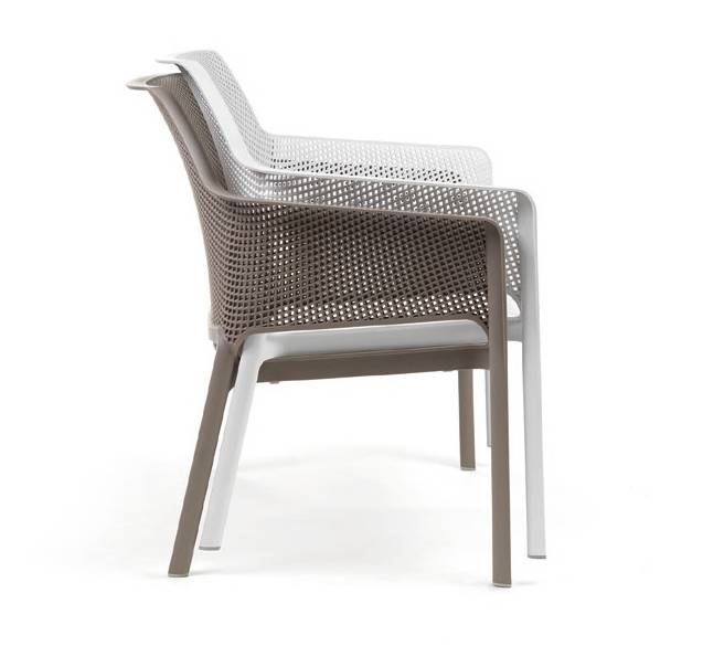 Диван пластиковый Net Bench тортора 1160х700х860 мм Диван пластиковый Net Bench тортора 1160х700х860 мм