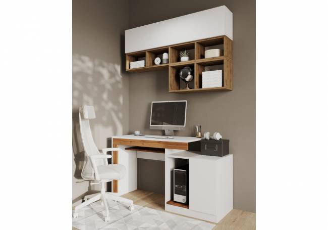 Модена белый / дуб вотан